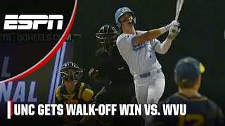 UNC’s Vance Honeycutt his walkoff HR to beat West Virginia  ESPN College Baseball [upl. by Monetta]