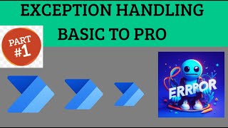 Exception Handling in Power Automate  Basic Exception Handling  On Block Exceptions amp Retry Logics [upl. by Paviour]