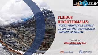 Fluidos Hidrotermales “Una nueva visión en la génesis de depósitos minerales” [upl. by Hteazile387]