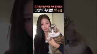 fromis9고양이 확대하고 안락삶 시킨 이나경 ㄷㄷㄷ [upl. by Atenek]