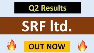 SRF Q2 results 2024  SRF share latest news  SRF Results today [upl. by Addiel]