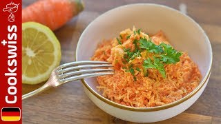 Karotten und Sellerie Salat Rezept  Sommersalat [upl. by Legra]