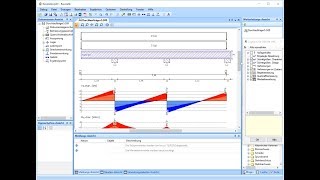 Durchlaufträger berechnen mit der Baustatik [upl. by Dewhirst]