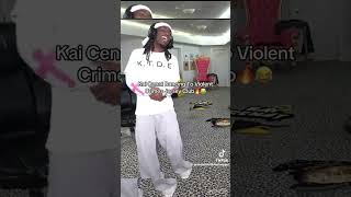 kai cenat dancing to violent crimes jersey club actor funny [upl. by Felske]