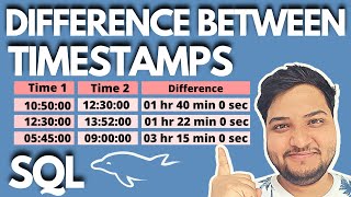 How to calculate difference between two timestamps in SQL  Datediff in sql  Ashutosh Kumar [upl. by Neehsar]