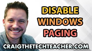 Disable Paging File on Windows XP [upl. by Trevar]