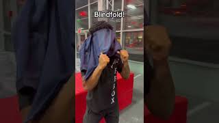 Warped Wall Blindfolded🔥 ninjawarrior viral fitness gym ninja shorts [upl. by Akkimat]