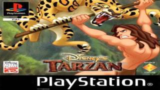 Disneys Tarzan PS1 OST 02  Welcome to the Jungle HQ [upl. by Wallack31]