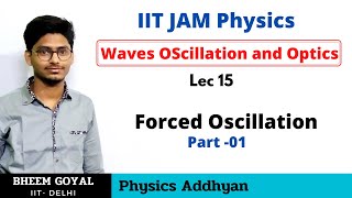 IIT JAM Physics  Lec 15  Forced Harmonic Oscillation [upl. by Darrel]