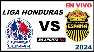 🔴Olimpia vs Real España en vivo  Liga Clausura Honduras [upl. by Rakia]