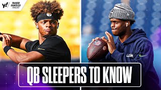 🏈 QB SLEEPERS to know in 2024 JUSTIN FIELDS GENO SMITH amp more  Fantasy Forecast  Yahoo Sports [upl. by Kironde]