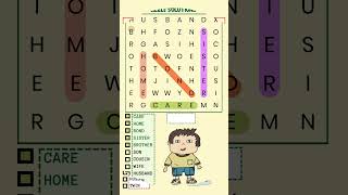 Learn Family Words with Word Search shorts [upl. by Odlavu]