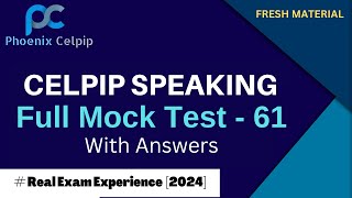 CELPIP Speaking Test  61  Sample Answers to Score High [upl. by Giavani]