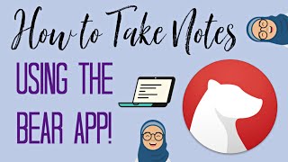 BEAR Notes App  How to Take Great Notes  For Apple Users  knowIT [upl. by Aryamoy]
