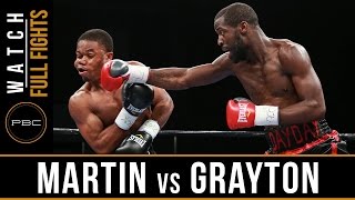 Martin vs Grayton FULL FIGHT August 23 2016  PBC on FS1 [upl. by Ikilisav]