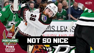 Poor 2nd Period Costs Arizona Coyotes In Loss To Dallas Stars [upl. by Alidia]