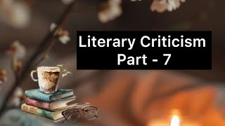 Literary Criticism Quiz  englishliterature ugcnetenglishliterature ugcnet pgt tgt [upl. by Nailil853]