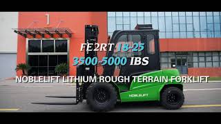 FE2R1825 electric rough terrain forklift [upl. by Xylon]