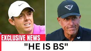 Phil Mickelson BLASTS Rory Mcilroy [upl. by Allebram110]