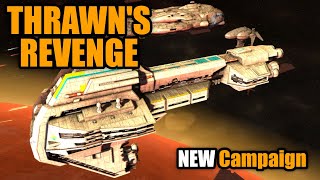 Starhawk Battleship Attacks Thrawns Revenge Mod Star Wars Empire at War New Republic  S2 Ep3 [upl. by Maxa]