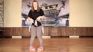 Gabija Hip Hop V Step Tutorial [upl. by Adihsaar]