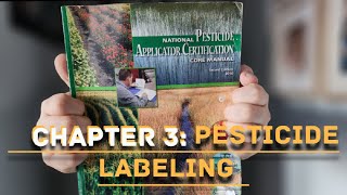 National Pesticide Applicator Certification Core Manual  Ch 3 Pesticide Labeling [upl. by Nyvets]