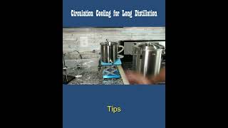 Set Up Circulation Cooling for Long Distillation Tips from LETIME short [upl. by Ahsenac]