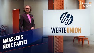 Die nächste neue Partei Wofür steht die Werteunion  heuteshow vom 23022024 [upl. by Haissem]