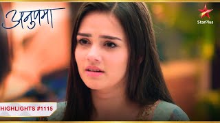 Anupama  Ep 1115  Highlights  Kya Dimpy laayegi Tapish ko waapas [upl. by Yonatan630]