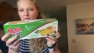 Muffin King 👑 Honey and Jalapeño Cornbread Muffin Review 😋From Dollar Tree [upl. by Ayres473]