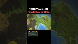 1000 Years Plus Of Worldbox worldbox superworldbox geography map minecraft shorts [upl. by Enilegnave]