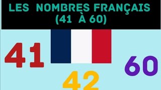 Learn NUMBERS 4160 in French Frenchclasswithannabel [upl. by Plafker]