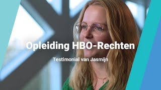 Testimonial van Jasmijn over de opleiding HBORechten  hogeschool Windesheim [upl. by Hattie40]