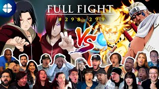 ItachiNagato VS NarutoKiller Bee FULL Fight  24 People React 🇯🇵 Shippuden 298299 [upl. by Gianna367]