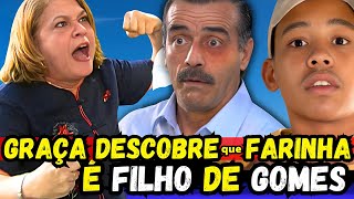 América GRAÇA DESCOBRE QUE FARINHA É FILHO DO GOMES novela américa [upl. by Howe116]