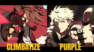 Guilty Gear Strive Climbatize Slayer VS Purple Sin High Level Gameplay [upl. by Nauh]