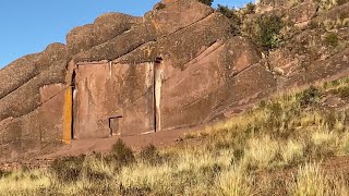 Amaru muru wilka uta possible quarry for tiwanaku Posible cantera de tiwanaku Peru May 2024 [upl. by Nalyak]