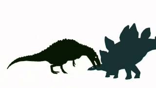 Acrocanthosaurus vs Stegosaurus [upl. by Arihsan]