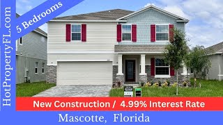 5 Bedroom New Construction home  Mascotte FL 471990 499 Interest Rate [upl. by Tronna]