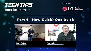 Exertis Almo Tech Tips with LG  Pt 1  How Quick OneQuick [upl. by Ljoka]