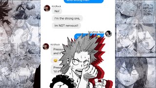 surface pressure MHA texting story Kirishima Angst [upl. by Ellohcin]