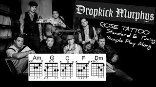 Rose Tattoo By The Dropkick Murphys Guitar Chords and Lyrics video [upl. by Anatollo]