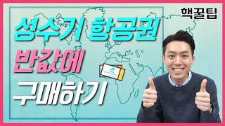 핵꿀팁 성수기 항공권 반값에 발권하기 [upl. by Attehcram]