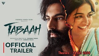 Tabaah Movie Trailer  Parmish Verma  Tabaah Release Date  tabaah parmish verma movie trailer [upl. by Eisele]