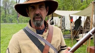 Uniform and Camp of a Confederate Soldier [upl. by Esyak]