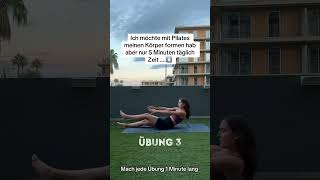 Pilates 5 Minuten Workout pilatesworkout pilatesroutine pilates pilateszuhause anfängerpilates [upl. by Piegari]