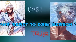 Mha react to Dabi Season 7⚠️DABIHAWKS [upl. by Petronia]