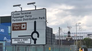 Train To Tilbury London International Cruise Terminal amp Walking [upl. by Daron]