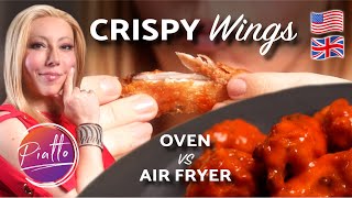 Unbelievably 🍗 CRISPY Chicken Wings😋 Air Fryer and Oven [upl. by Hairaza517]