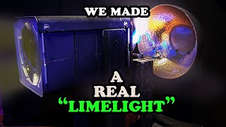 The Lime light Quicklime light amp the limelight effect  DIY limelight demonstration  Trove Arts [upl. by Zildjian]